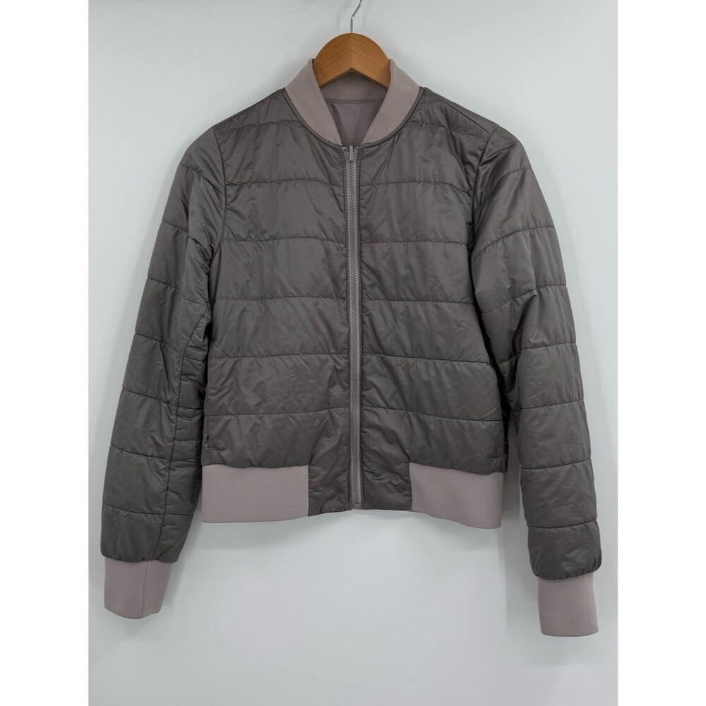 Lululemon Non-Stop Bomber Reversible Jacket | Dark Chrome | 6